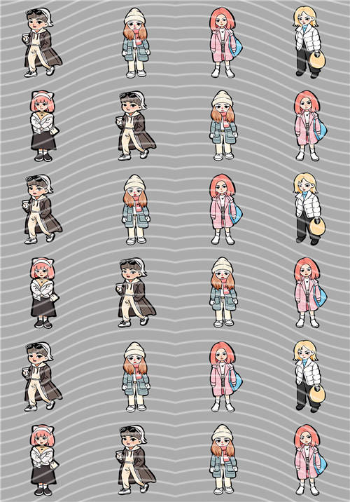 A5 kiss cut- 3093